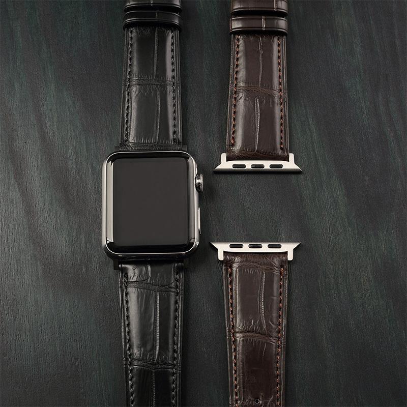 アップルウォッチ バンド クロコダイル革 クロコ applewatch 38,40,41,42,44,45,49mm MSGW030 メンズ レディース Ultra 8|msg|07