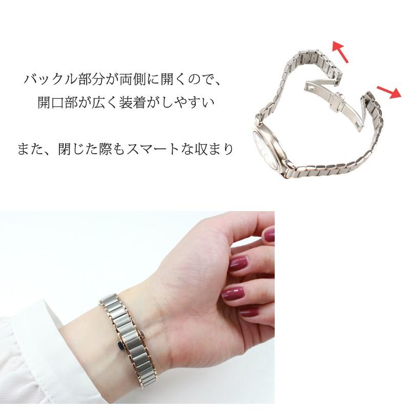 時計ベルト 交換12mm 13mm 14mmコンビ メタル 金属 腕時計ベルト 時計バンド 時計 ベルト バンド バンビ OSB5111T OSB5111P | BAMBI | 01