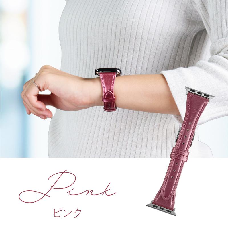 【新品•本革•未使用】エルメス　アップルワォッチ　女性用レット 新品•本革•未使用】エルメス アップルワォッチ 女性用レット アップル