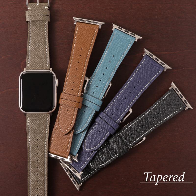 アップルウォッチ バンド 革 レザー 本革 牛革 ワープロラックス ボックスカーフ フォーマル applewatch 38mm 40mm 41mm 42mm 44mm 45mm 49mm RWC045-046 | Apple Watch | 04