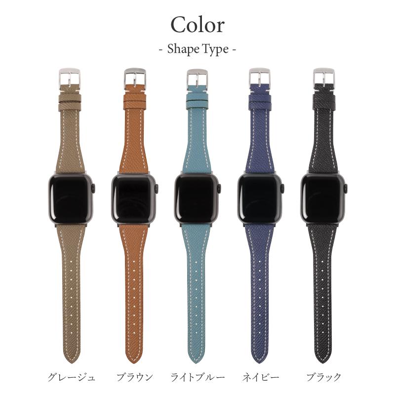 アップルウォッチ バンド 革 レザー 本革 牛革 ワープロラックス ボックスカーフ フォーマル applewatch 38mm 40mm 41mm 42mm 44mm 45mm 49mm RWC045-046 | Apple Watch | 08