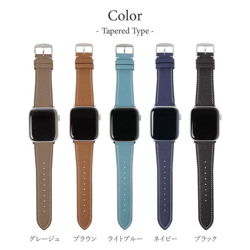 アップルウォッチ バンド 革 レザー 本革 牛革 ワープロラックス ボックスカーフ フォーマル applewatch 38mm 40mm 41mm 42mm 44mm 45mm 49mm RWC045-046 | Apple Watch | 09