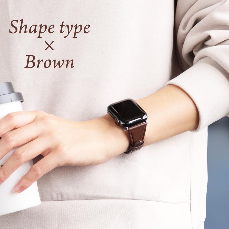 アップルウォッチ バンド 革 本革 アレルギー オーガニック レザー 牛革 applewatchSE applewatch8 applewatch URTLA 38mm 40mm 41mm 42mm 44mm 45mm 49mm BAMBI | Apple Watch | 05
