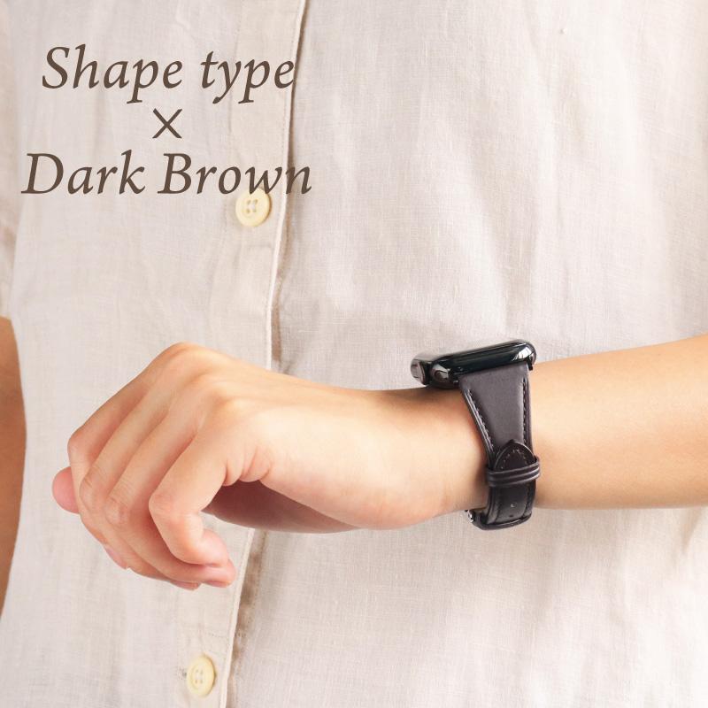 アップルウォッチ バンド 革 本革 アレルギー オーガニック レザー 牛革 applewatchSE applewatch8 applewatch URTLA 38mm 40mm 41mm 42mm 44mm 45mm 49mm BAMBI | Apple Watch | 07
