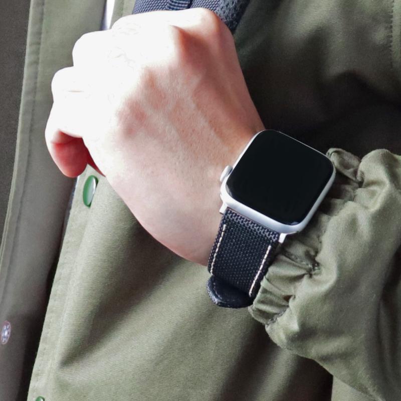 アップルウォッチ バンド コーデュラ ナイロン 耐久 ミリタリー アウトドア CORDURA 高級 applewatch BAMBI 40mm 41mm 42mm 44mm 45mm 46mm 49mm RWG051 メンズ | Apple Watch | 09