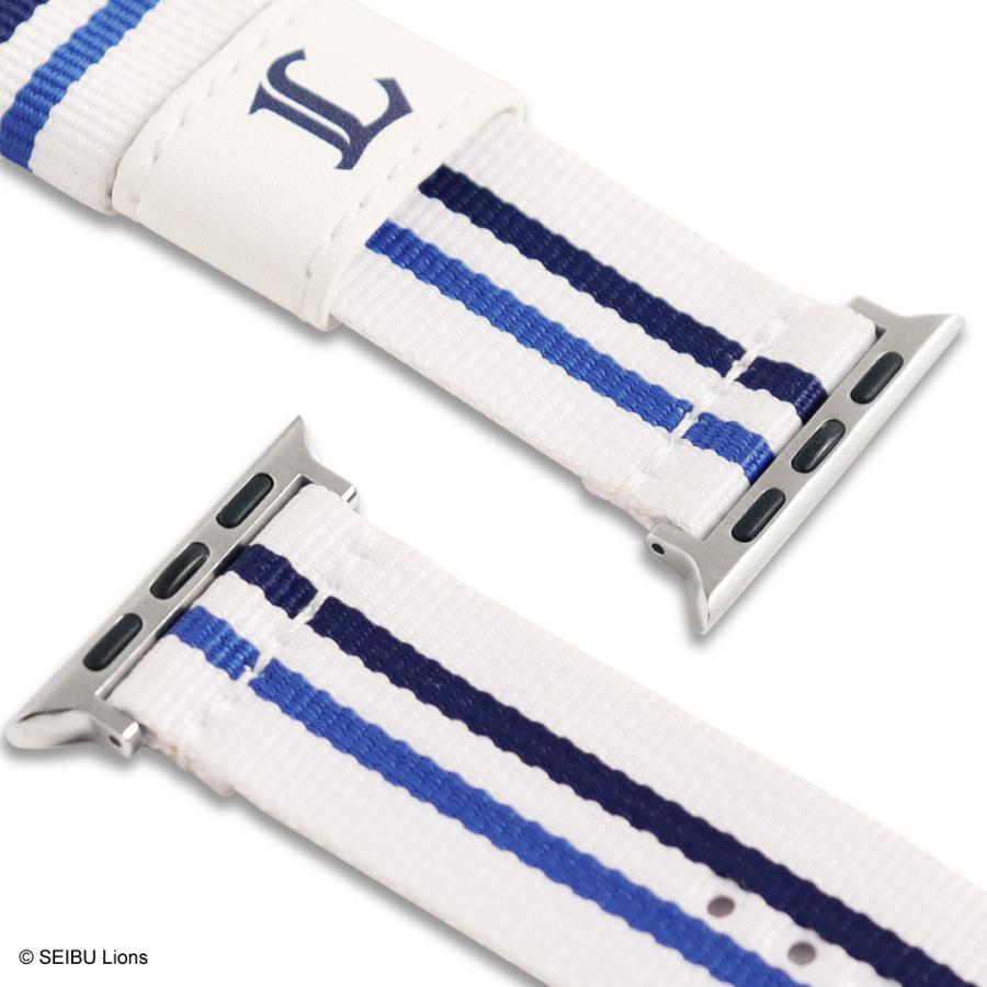 BAMBI アップルウォッチ バンド パ・リーグ 6球団デザイン ファイターズ 楽天イーグルス ライオンズ マリーンズ バファローズ ホークス パリーグ RWL003-004 |  | 17