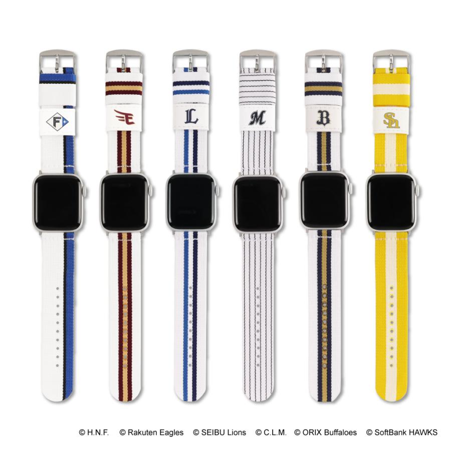 BAMBI アップルウォッチ バンド パ・リーグ 6球団デザイン ファイターズ 楽天イーグルス ライオンズ マリーンズ バファローズ ホークス パリーグ RWL003-004 |  | 20