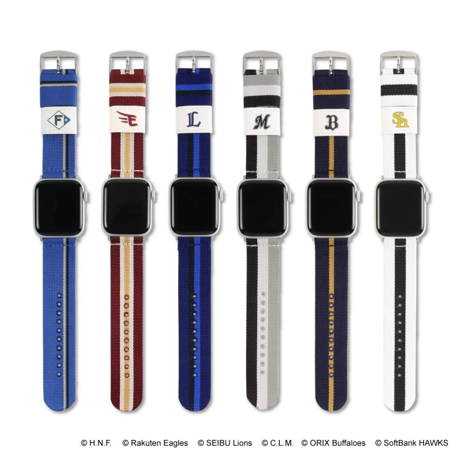 BAMBI アップルウォッチ バンド パ・リーグ 6球団デザイン ファイターズ 楽天イーグルス ライオンズ マリーンズ バファローズ ホークス パリーグ RWL003-004 |  | 21
