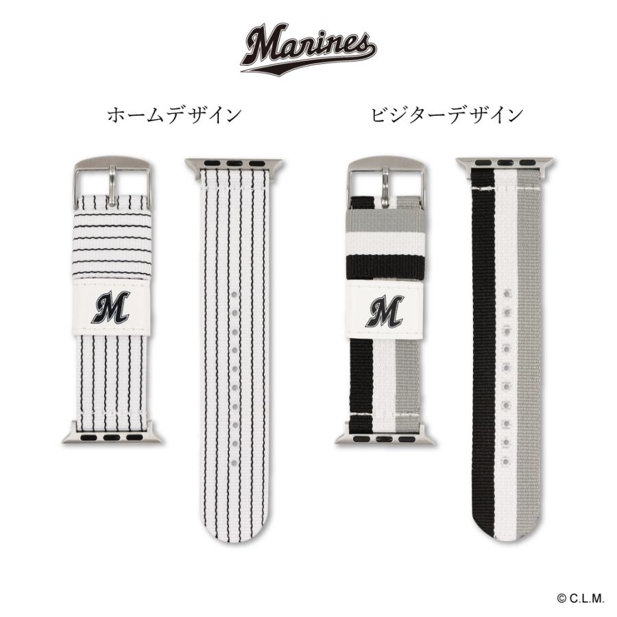 BAMBI アップルウォッチ バンド パ・リーグ 6球団デザイン ファイターズ 楽天イーグルス ライオンズ マリーンズ バファローズ ホークス パリーグ RWL003-004 |  | 25