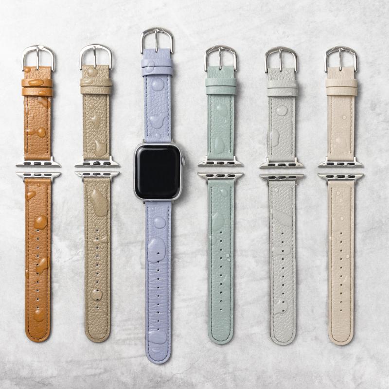 アップルウォッチ バンド レディース スコッチガード くすみ スリム 細い 革 本革 レザー おしゃれ 可愛い ブランド 女性 applewatch 38mm 40mm 41mm RWM050 | Apple Watch | 02
