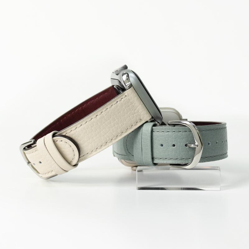 アップルウォッチ バンド レディース スコッチガード くすみ スリム 細い 革 本革 レザー おしゃれ 可愛い ブランド 女性 applewatch 38mm 40mm 41mm RWM050 | Apple Watch | 03