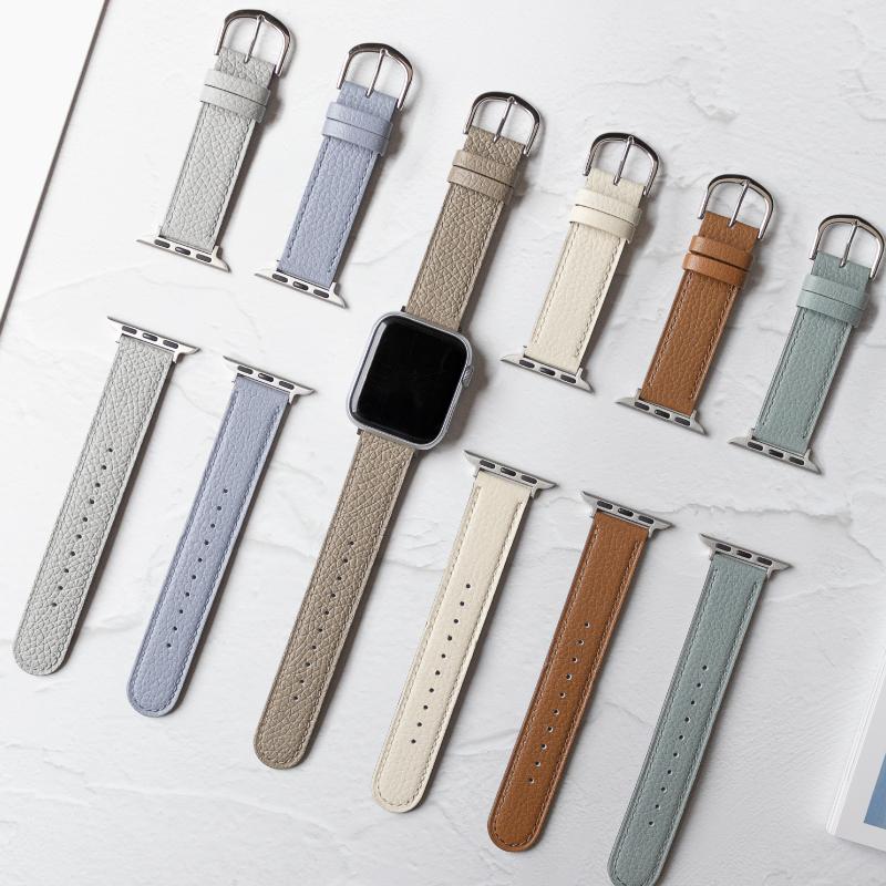 アップルウォッチ バンド レディース スコッチガード くすみ スリム 細い 革 本革 レザー おしゃれ 可愛い ブランド 女性 applewatch 38mm 40mm 41mm RWM050 | Apple Watch | 09