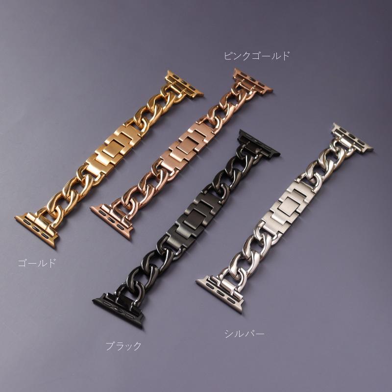アップルウォッチ バンド メタル ステンレス アクセサリー BAMBI applewatch 38mm 40mm 41mm 42mm 44mm 45mm 49mm RWS013_014 女性 | Apple Watch | 03
