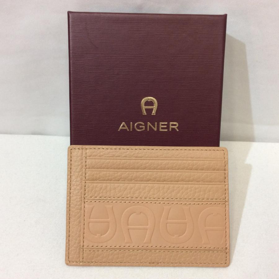 AIGNER 【値下げ】新品☆AIGNER アイグナー カードケース ライト 