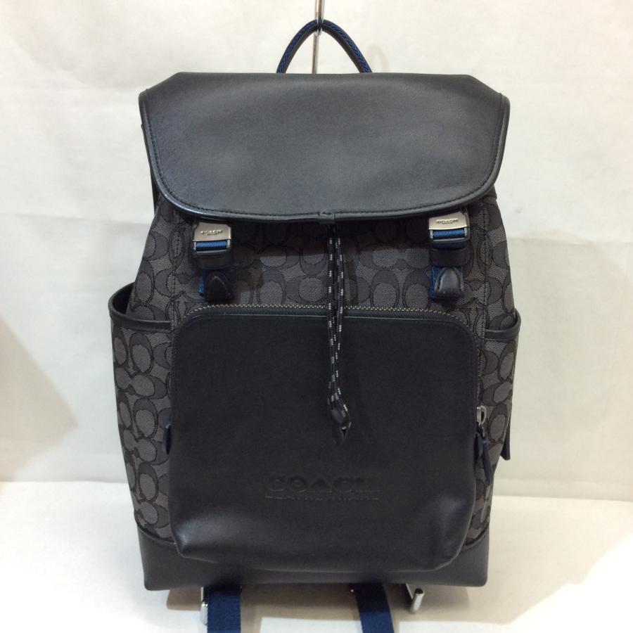 値下げ】美品☆COACH コーチ リーグ フラップ バックパック 