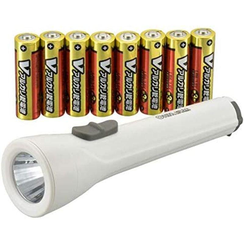 豪華で新しいオーム電機 LED電池付きライト LHP-07BSN7 食器、グラス、カトラリー オーム電機 LEDラバーライト ブラック 110 lm 連続点灯時間7時間 LHP-R11B7