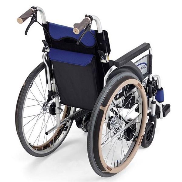 ミキ 車椅子 軽量 コンパクト SKT-400B 折りたたみ 自走用 自動