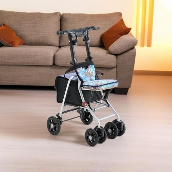 シルバーカー エムズハウス 軽量 コンパクトシルバーカー プリエ エムズハウス シルバーカー 軽量 コンパクト プリエ 座れる 折りたたみ