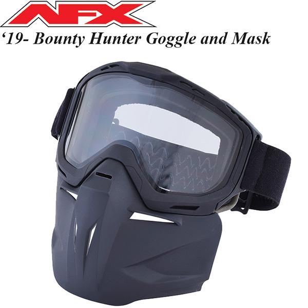 オフロードバイクヘルメットヘルメットゴーグルをプレゼントXL2sf AFX ゴーグル オフロード用 Bounty Hunter Goggle フェイスマスク付
