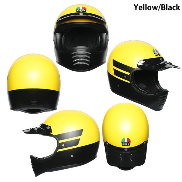 在庫処分特価】AGV オフロード ヘルメット X101 ダスト 黒黄 Dust 