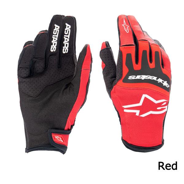 Alpinestars バイクグローブ 黒/赤 アルパインスターズ Alpinestars オフロードグローブ Techstar