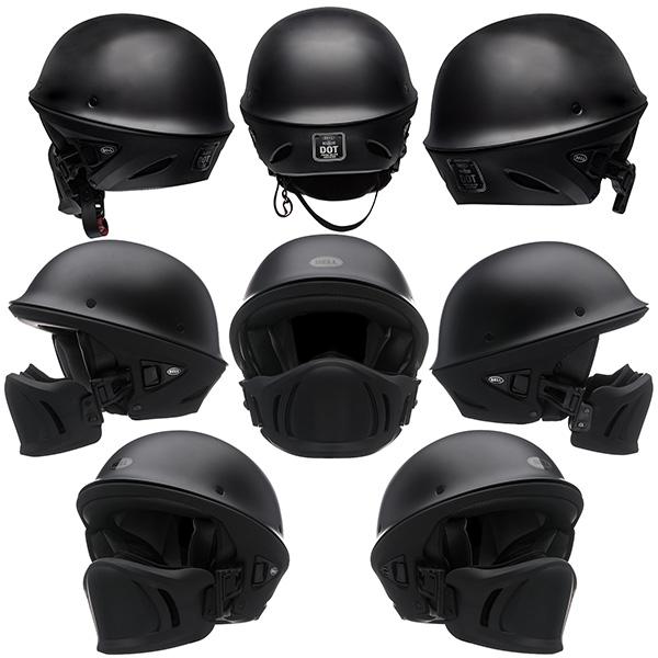 《送料込》 BELL ベル オープンフェイス/半帽 ローグ ヘルメット 付け替えフェイスマスク オプション Rouge 【YW7744182319】(27723円)