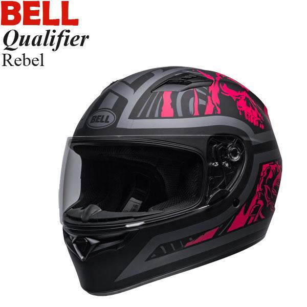 BELL ヘルメット Qualifier モデル Rebel マットブラックピンク/L