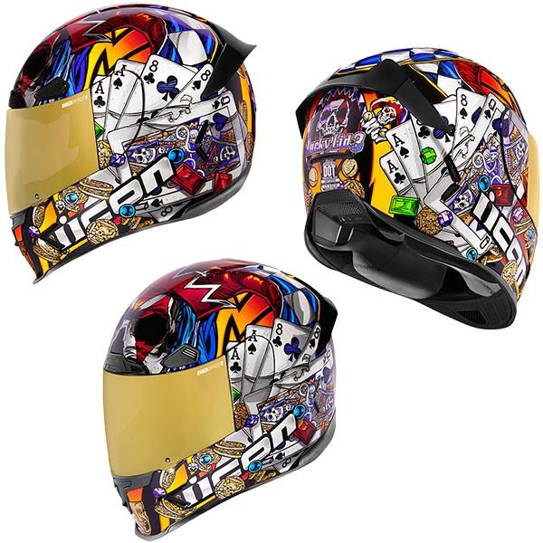 icon airframe pro lucky lid 3 helmet ILM Full Face Motorcycle Helmets Racing Model MF509 Cyborg-gray / Small The Domain features a hand Icon Airframe Pro Helmet -