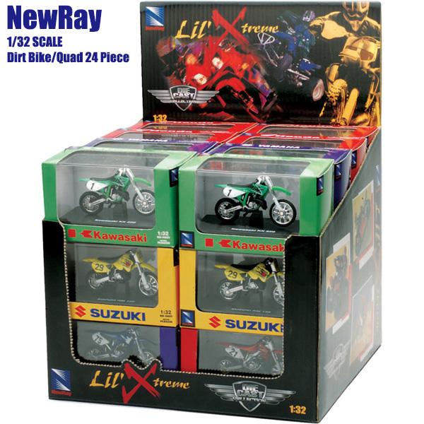 オートバイ ミニチュア Honda YAMAHA模型 6点セット NewRay ニューレイ 1/32 スケールモデル 24個セット Honda Yamaha