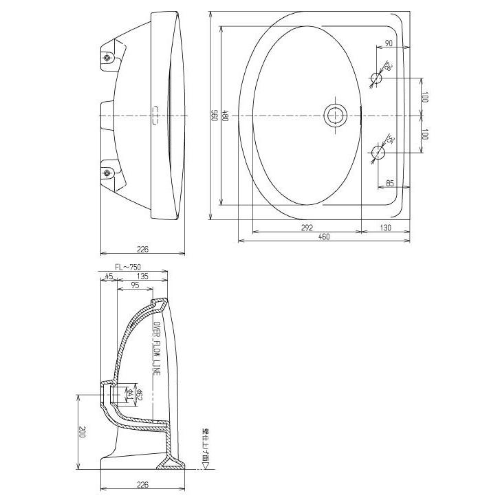 TOTO洗面器LZBLU567 TOTO洗面器LZBLU567