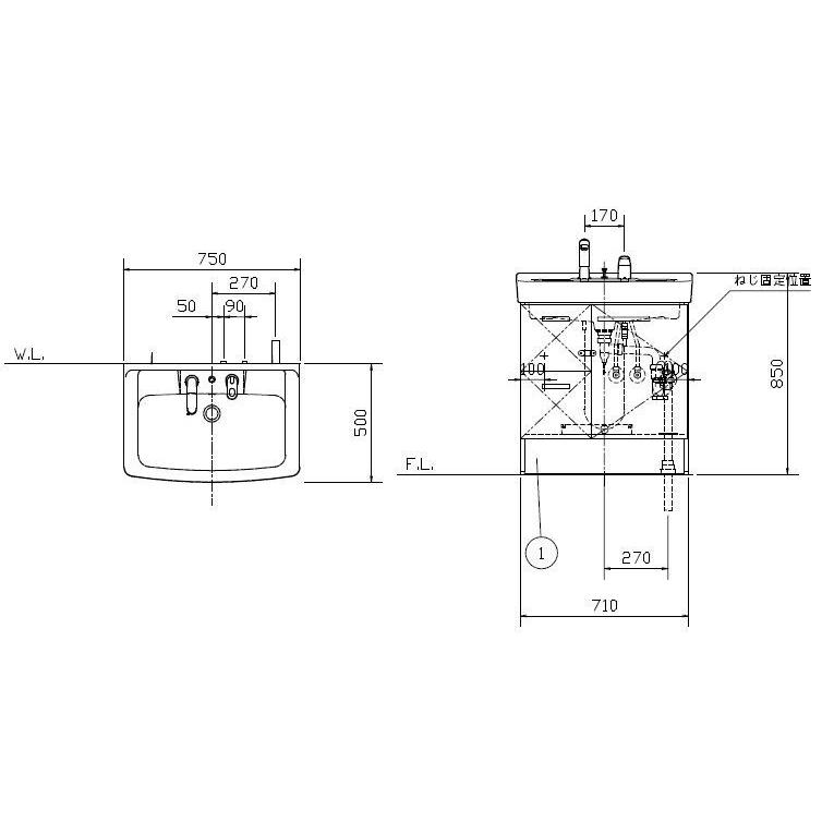 品番 Ftv1n 755sy W Mftx1 751xpju ｉｎａｘ洗面化粧台 オフト05 間口750ｍｍ 洗髪シャワー １面鏡 Oft05 Ftv1n 755sy W Msi 通販 Yahoo ショッピング