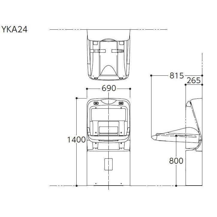 TOTO ◇品番: YKA24N/ TOTO: ベビーシート (旧品番: YKA24S TOTO ◇品番: YKA24N/ TOTO: ベビーシート (旧品番: YKA24S