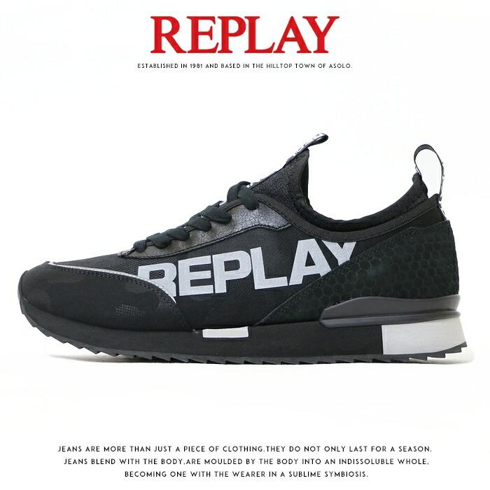 REPLAY（リプレイ） スニーカー シューズ 靴 くつ ローカット リプレイ