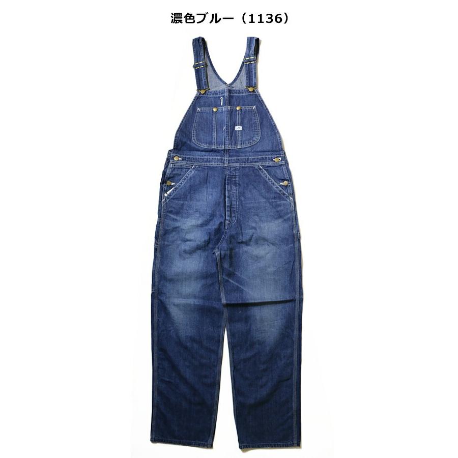 Lee リー オーバーオール ダンガリーズ サロペット ジーンズ ルーズ ヒッコリー デニム 裾直し無料 送料無料 ユーズド メンズ レディース ユニセックス LM7254_18