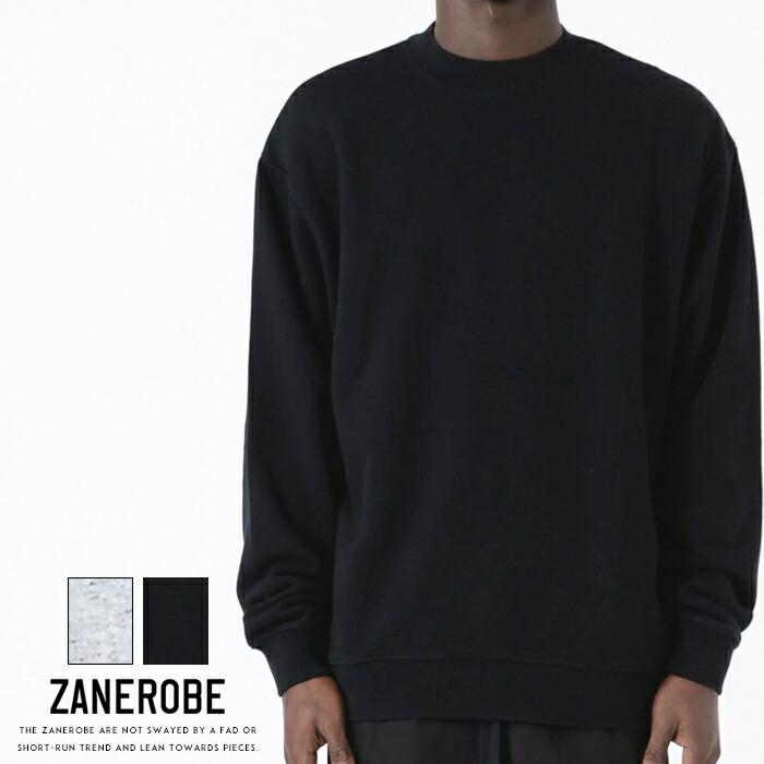 ゼインローブ ZANEROBE トレーナー スウェット プルオーバー クルーネック ビッグシルエット オーバーサイズ 国内正規品 ZR400-DEP/ZR406-NR_1