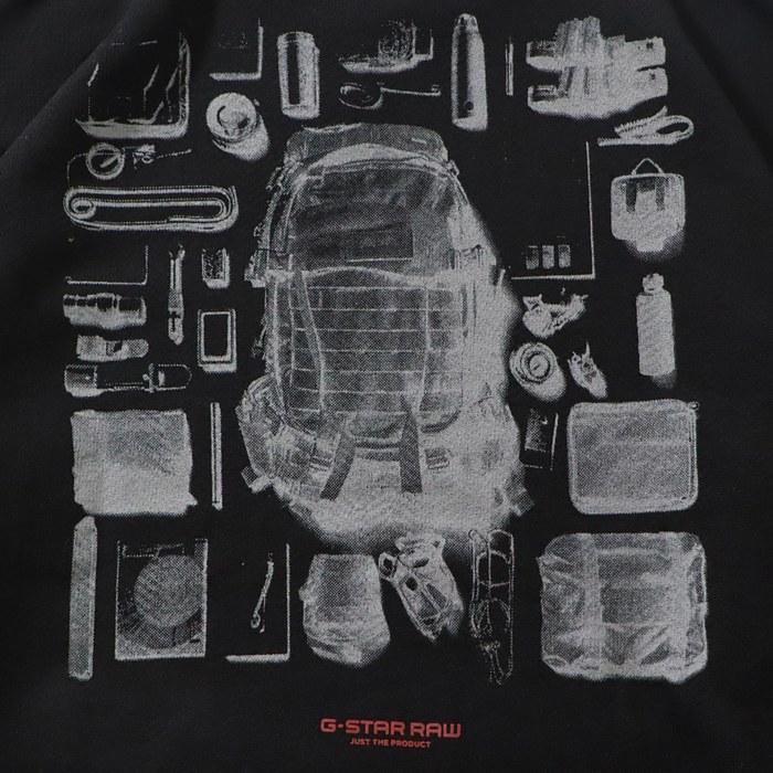 ジースターロウ スウェット トレーナー クルーネック オーバーサイズ ルーズ G-STAR 長袖 ロゴ 刺繍 メンズ 国内正規品 D25135-D557
