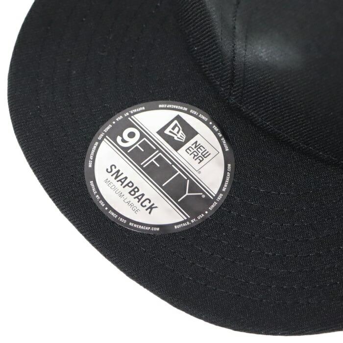 9FIFTY ニューエラ NEW ERA キャップ スナップバック 帽子 刺繍 サイド