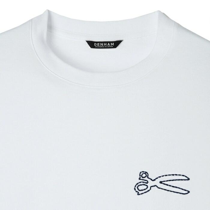 DENHAM（デンハム） DENHAM tシャツ ロンt 長袖 刺繍 ロゴ ワン