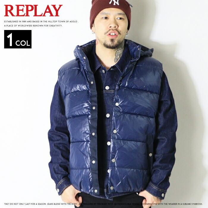 REPLAY（リプレイ） ジャケット アウター 中綿ベスト ダウンベスト
