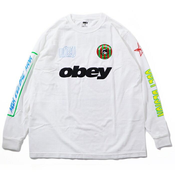 古着 オベイ OBEY バックプリント ロングTシャツ ロンT レディースL相当 /eaa550907 古着 オベイ OBEY バックプリント ロングTシャツ ロンT レディースL