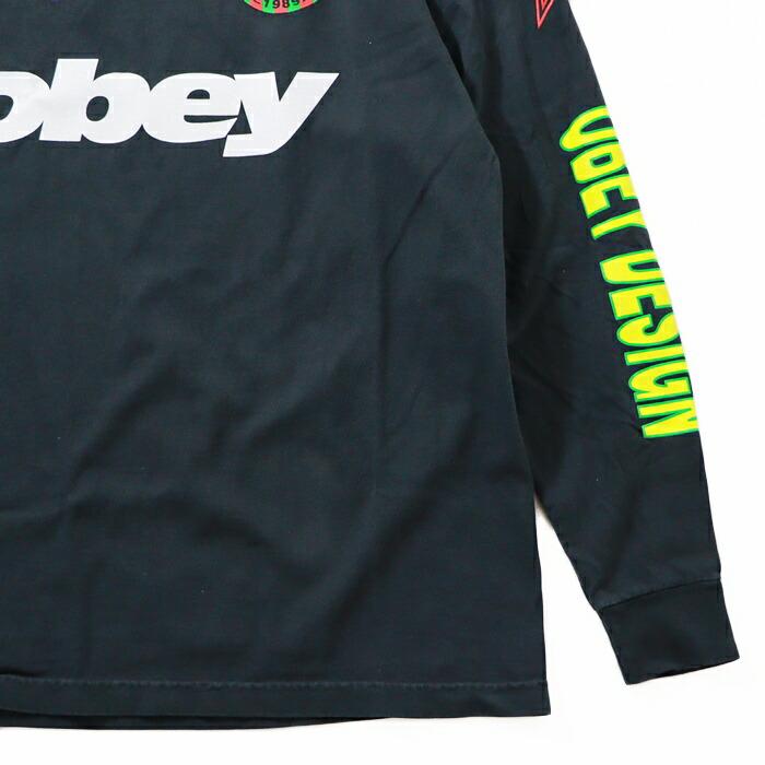 古着 オベイ OBEY バックプリント ロングTシャツ ロンT レディースL相当 /eaa550907 古着 オベイ OBEY バックプリント ロングTシャツ ロンT レディースL