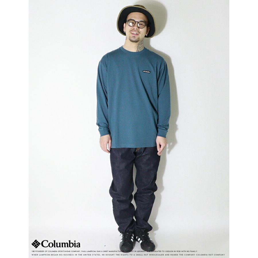 Columbia（コロンビア） 長袖Tシャツ ロンT tシャツ ロゴ 吸湿速乾性