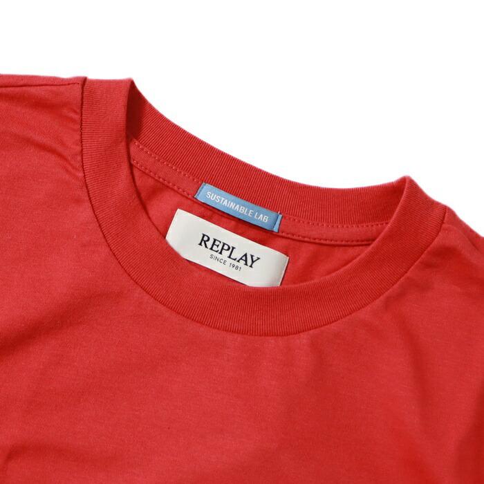 REPLAY（リプレイ） 【セール 20％OFF】 tシャツ 半袖 プリント ロゴ 