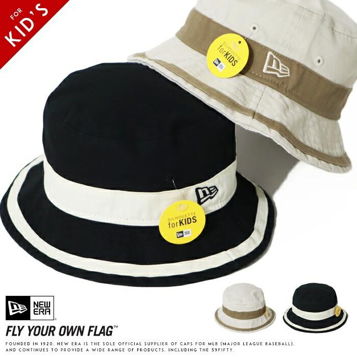 ゾゾゾ NEW ERA バケット01 collaboration MODEL NEW ERA（ニューエラ） キッズ/子供用 ハット バケットハット 帽子