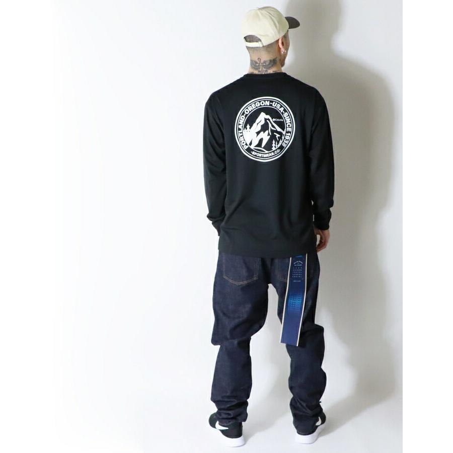 大分三好ヴァイセアドラーウォームアップTシャツ Columbia（コロンビア） 長袖Tシャツ ロンT tシャツ 吸湿速乾性 UV