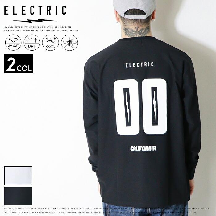 ELECTRIC（エレクトリック） ロンT 長袖Tシャツ プリント 接触冷感