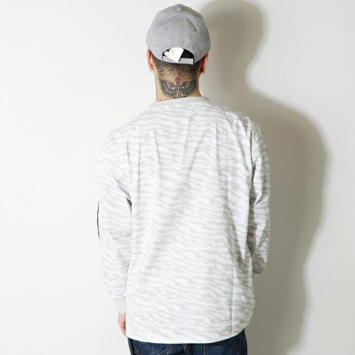 45R/45rpm日本製ブルドッグプリント 長袖 Tシャツ ロンT長袖カットソー ELECTRIC（エレクトリック） ロンT 長袖Tシャツ プリント 接触冷感