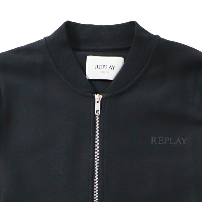 REPLAY（リプレイ） スウェット ジップアップ 長袖 ロゴ アメカジ