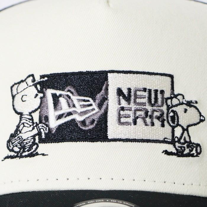 9FORTY ピーナッツ チャーリー・ブラウン ゴルフ GOLF ロゴ スナップ