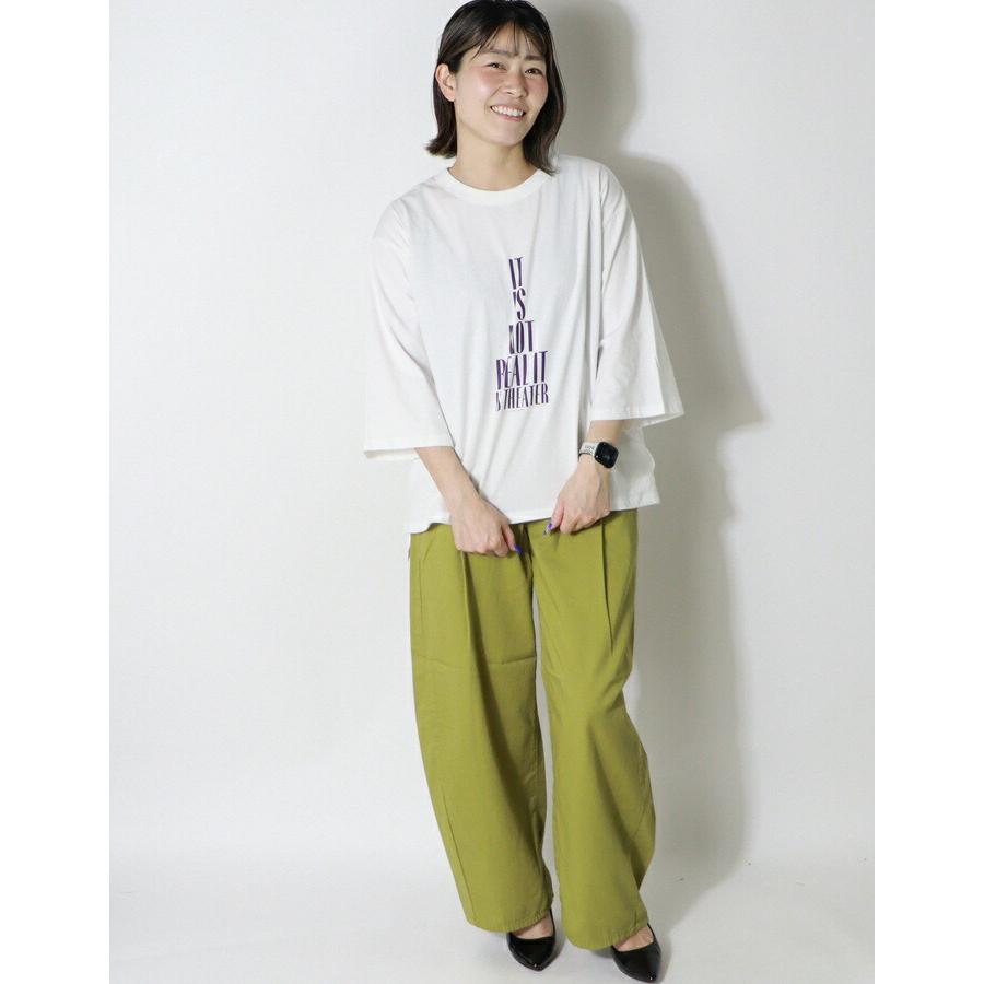 SOMETHING（サムシング） タック カーブ 綿 コットン ツイル 軽量